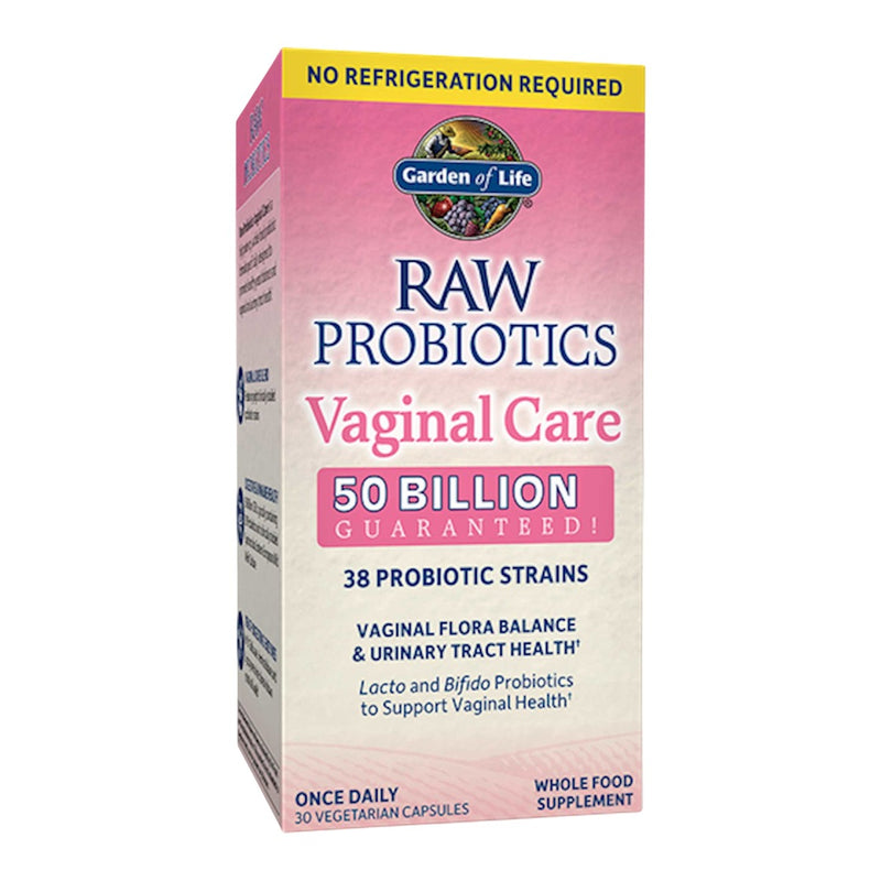 Raw Probiotics Vaginal Care Shelf-Stable (30 Capsules)