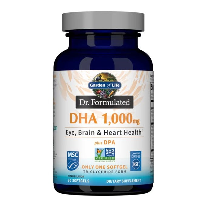 Dr. Formulated DHA 1000mg (30 Softgels)