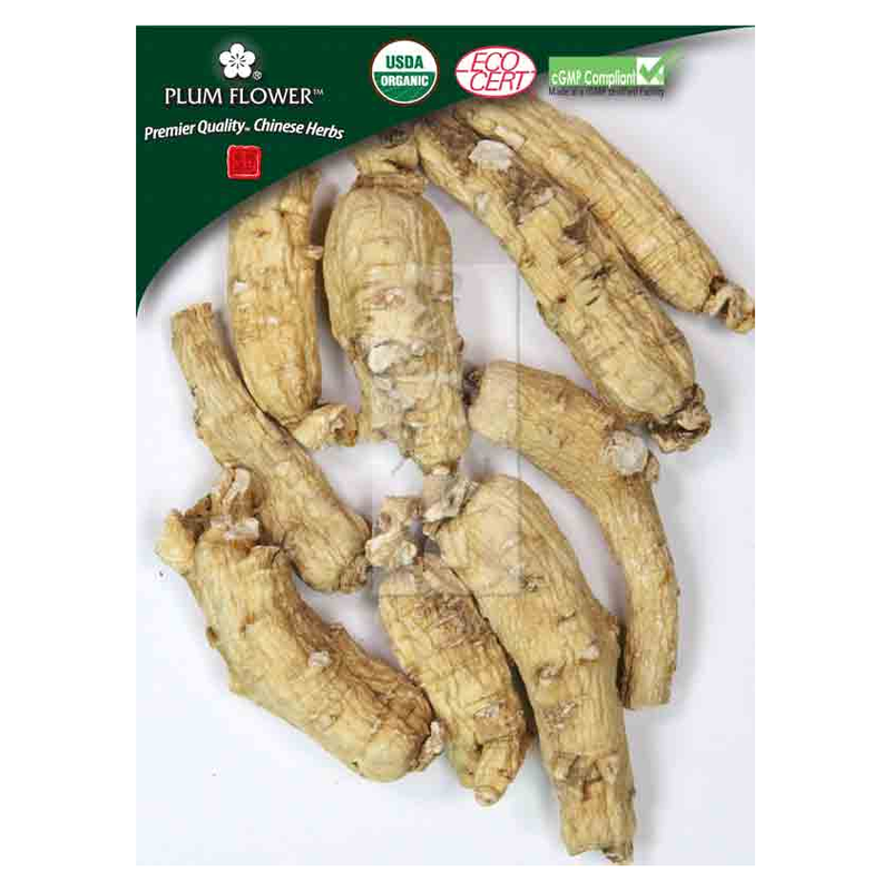 Ren Shen (jilin, bai), unsulfured - Certified Organic