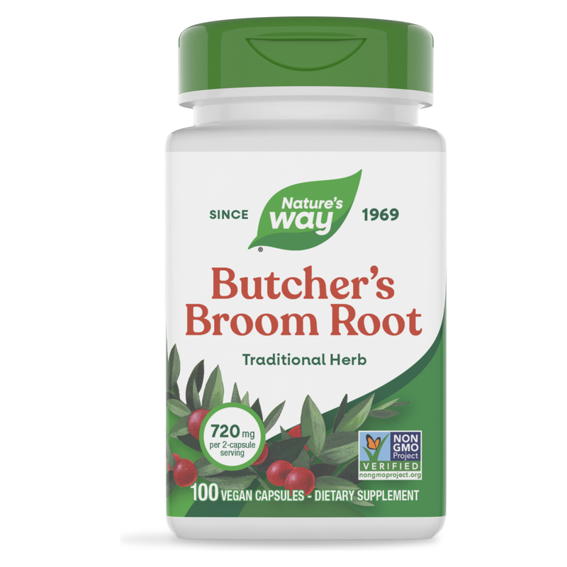 Butcher's Broom Root (100 Capsules) — Nature's Way