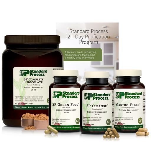 Purification Product Kit with SP Complete® Chocolate and Gastro-Fiber®, 1 Kit with SP Complete Chocolate and Gastro-Fiber