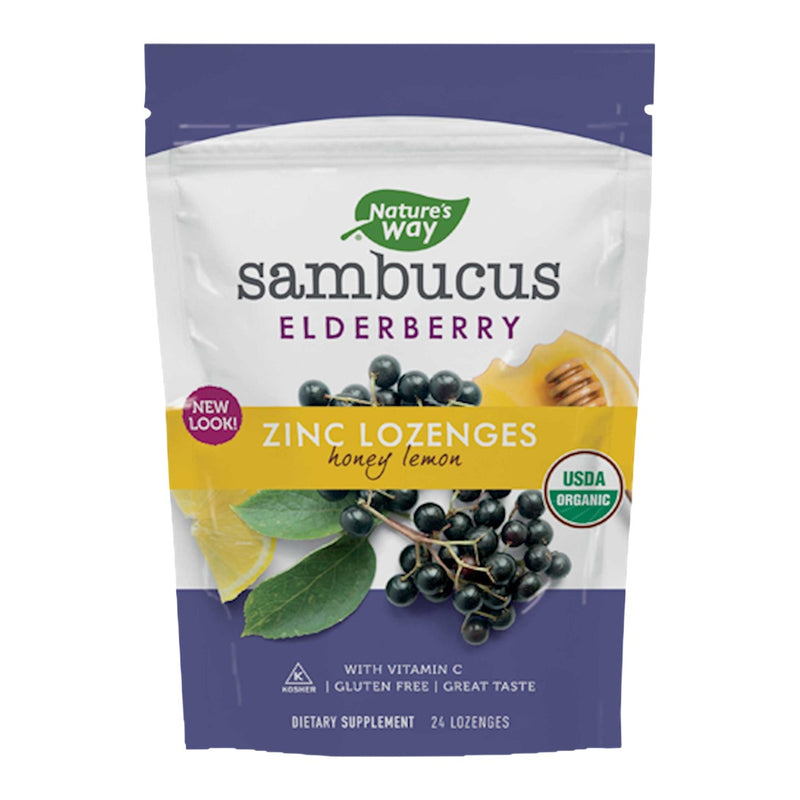 Sambucus Zinc Honey Lemon (24 Lozenges)