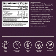 Sambucus for Kids (60 Gummies) — Supplement Facts