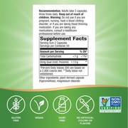 Dong Quai Root (100 Capsules) — Supplement Facts