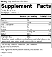 Cataplex® B-Core 120 Tablets Rev 04 Supplement Facts
