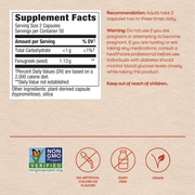 Fenugreek Seed Capsules — Supplement Facts