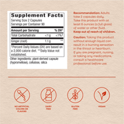 Ginger Root — Supplement Facts
