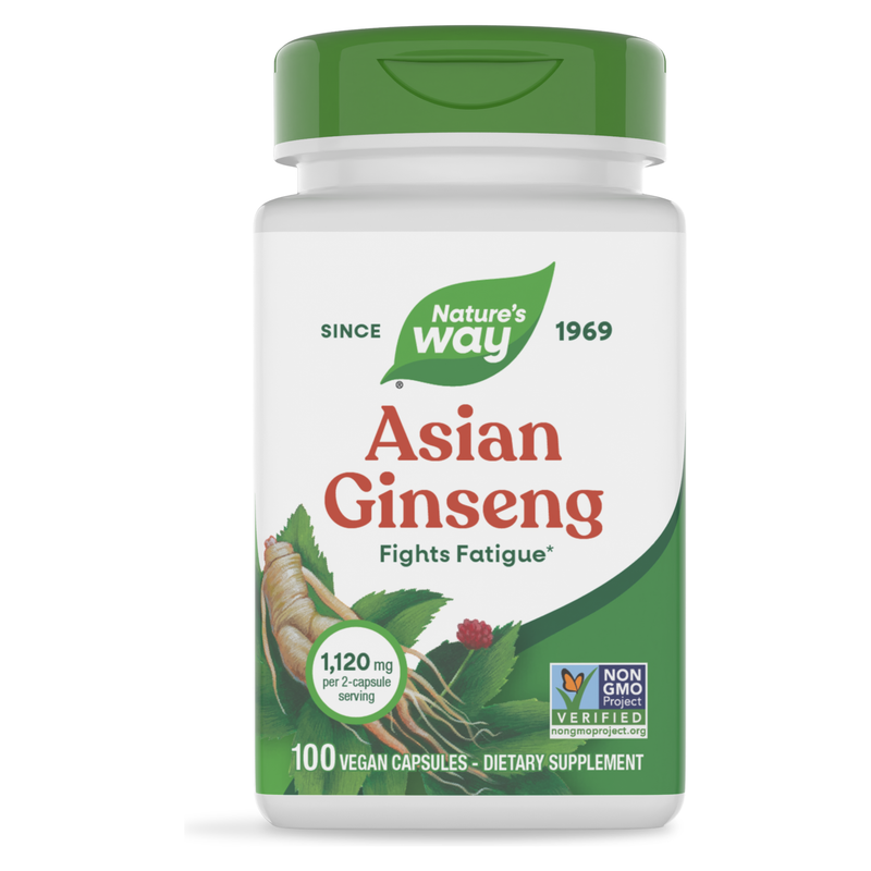 Asian Ginseng (100 Capsules) — Nature's Way