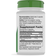 Asian Ginseng (100 Capsules) — Supplement Facts