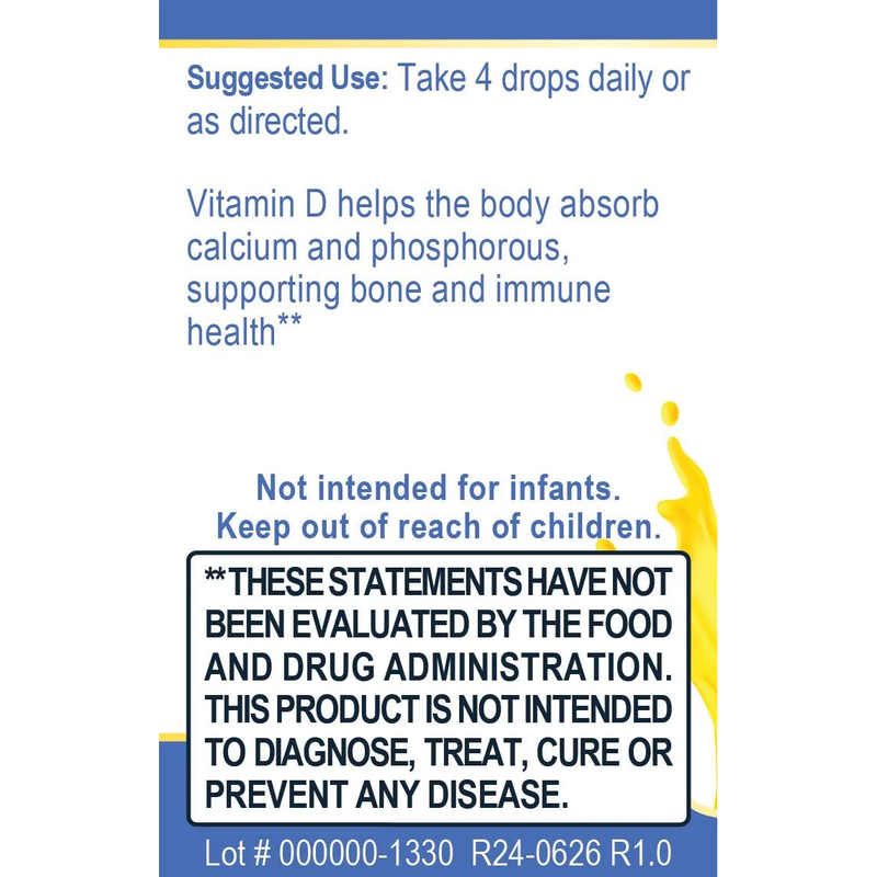 Vitamin D3 For Kids (0.43 Fluid Ounces)
