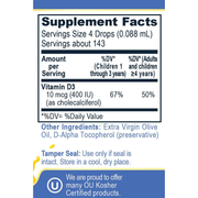 Vitamin D3 For Kids (0.43 Fluid Ounces)