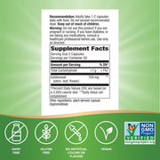 Goldenseal Herb (100 Capsules) — Supplement Facts