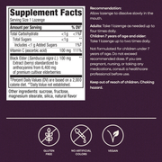 Sambucus Original Lozenges (30 Lozenges) — Supplement Facts