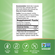 Hawthorn Berries (100 Capsules) — Supplement Facts
