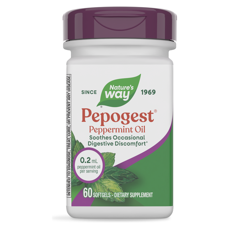 Pepogest (Peppermint Oil) (60 Softgels) — Nature's Way