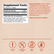 Pepogest (Peppermint Oil) (60 Softgels) — Supplement Facts