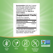 Kudzu (50 Capsules) — Supplement Facts
