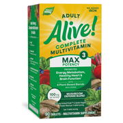 Alive!® Max3 Daily Multi-Vitamin Iron-free (90 Tablets) — Nature's Way