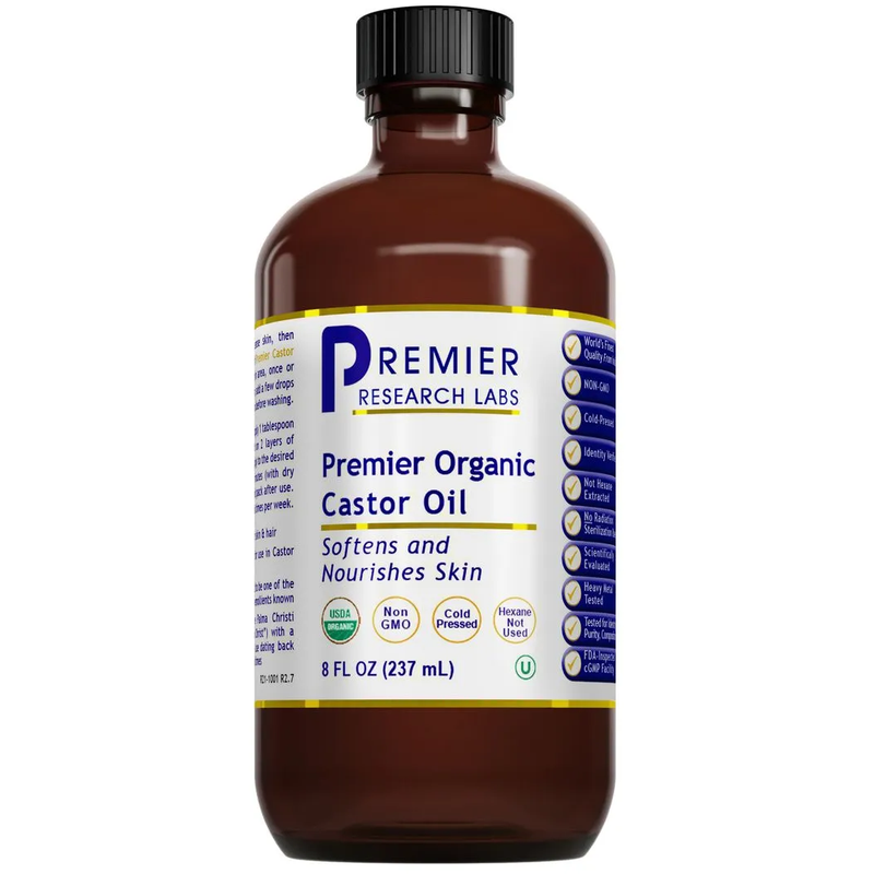 Organic Castor Oil (8 Fluid Ounces)