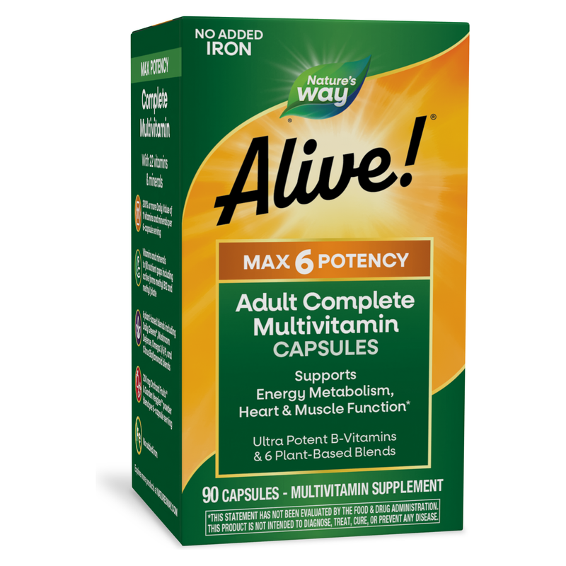 Alive!® Max6 Daily (90 Capsules) — Nature's Way