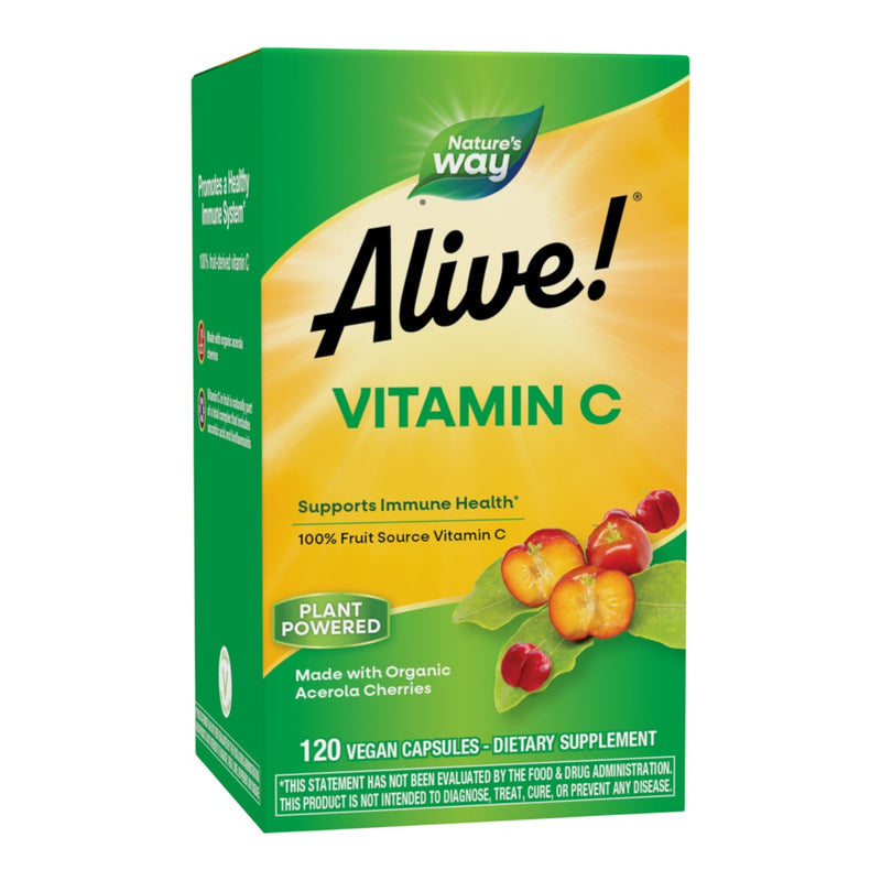 Alive! Organic Vitamin C (120 Capsules)