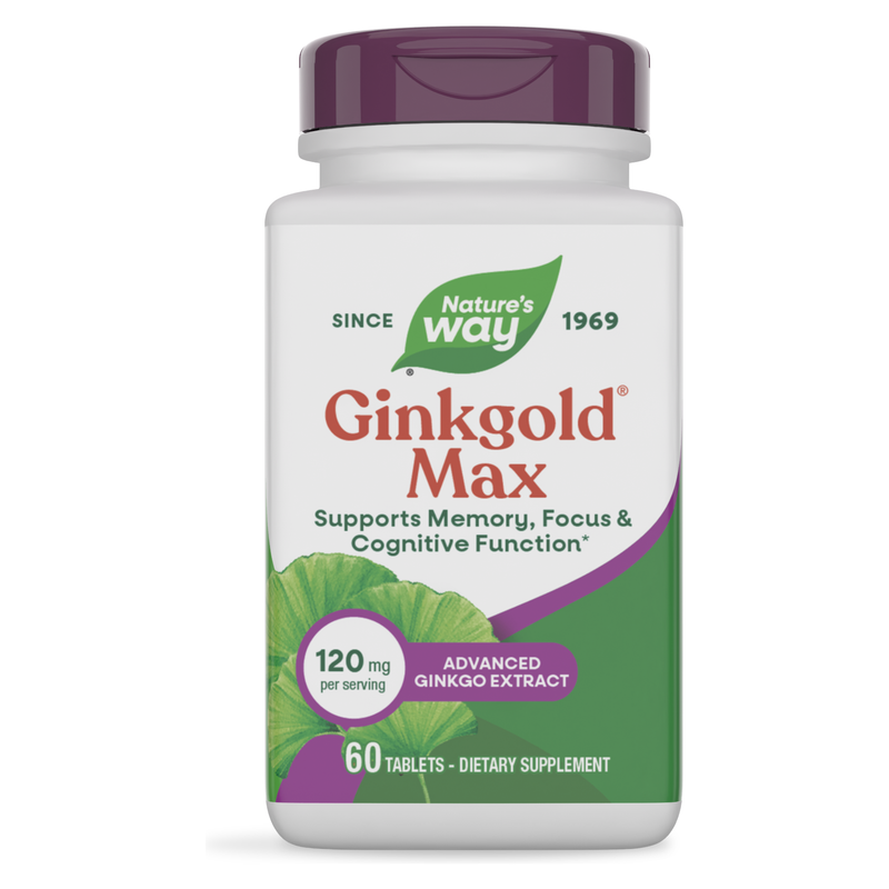 Ginkgold Max 120mg (60 Tablets) — Nature's Way
