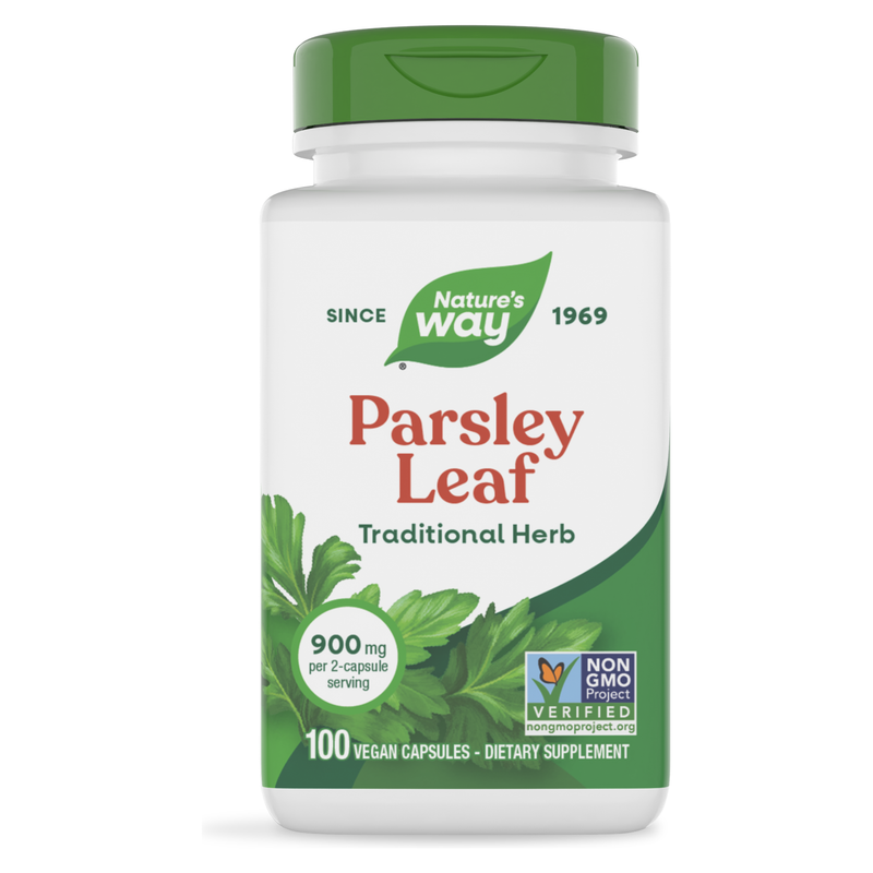 Parsley Leaf 450mg (100 Capsules) — Nature's Way