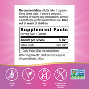 Maca Root (100 Capsules) — Supplement Facts