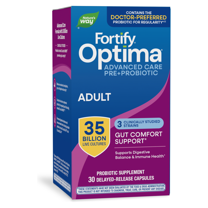Fortify™ Optima® 35 Billion Probiotic + Prebiotic (60 Capsules) — Nature's Way