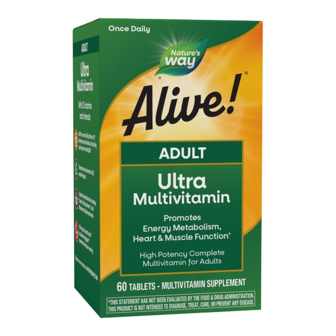 Alive! Adult Ultra Potency Complete Mult (60 Tablets)