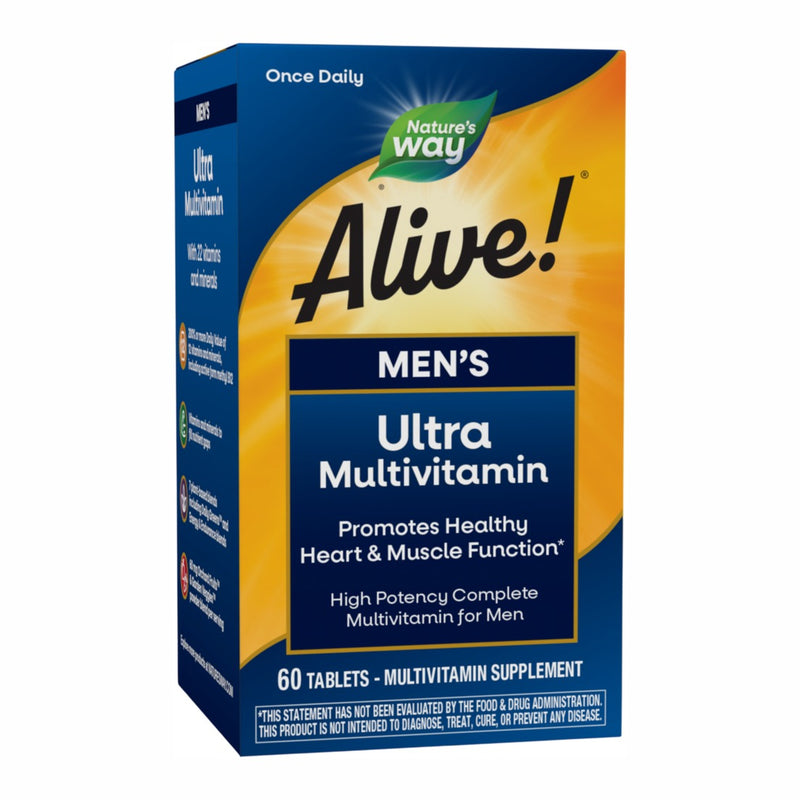 Alive! Once Daily Mens Multi (Ultra Potency) (60 Tablets)