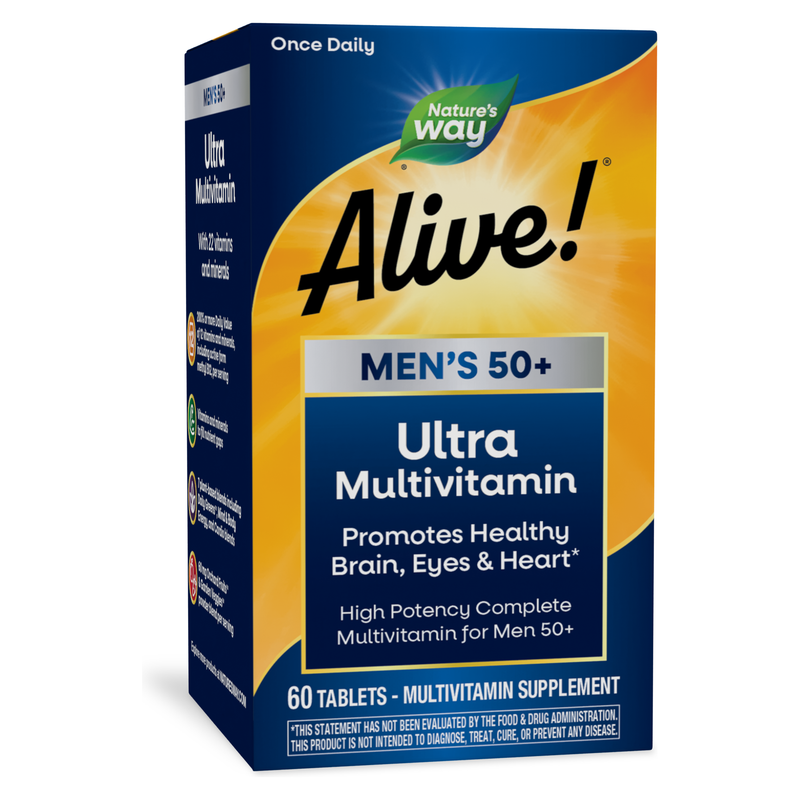 Alive! Once Daily Mens 50+ Multi (Ultra Potency) (60 Tablets) — Nature's Way