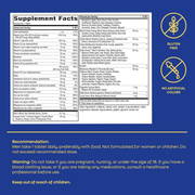 Alive! Once Daily Mens 50+ Multi (Ultra Potency) (60 Tablets) — Supplement Facts