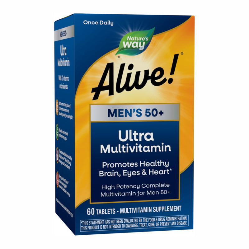Alive! Once Daily Mens 50+ Multi (Ultra Potency) (60 Tablets)