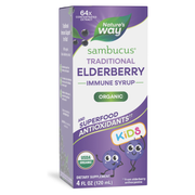 Organic Sambucus Syrup for Kids (120 ml) — Nature's Way