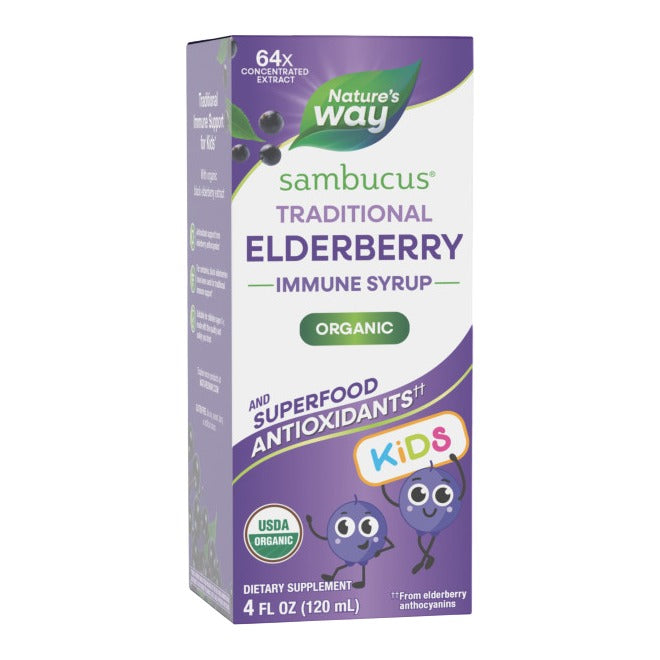 Organic Sambucus Syrup for Kids (120 ml)