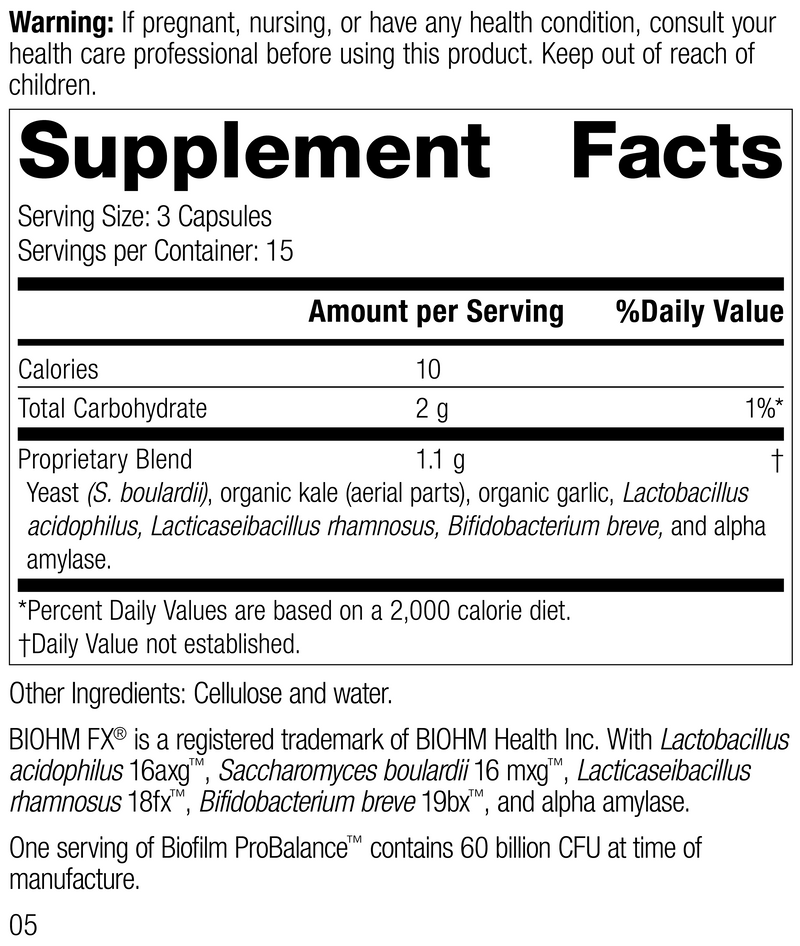 Biofilm ProBalance™, 45 Capsules