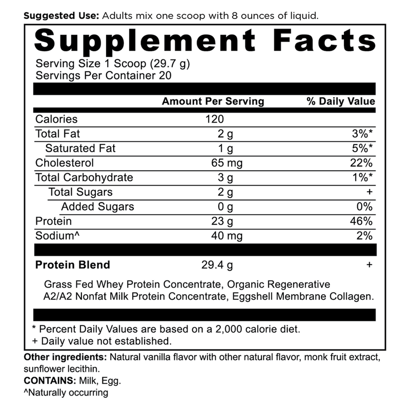 Whey Protein Powder - Vanilla (594 g)