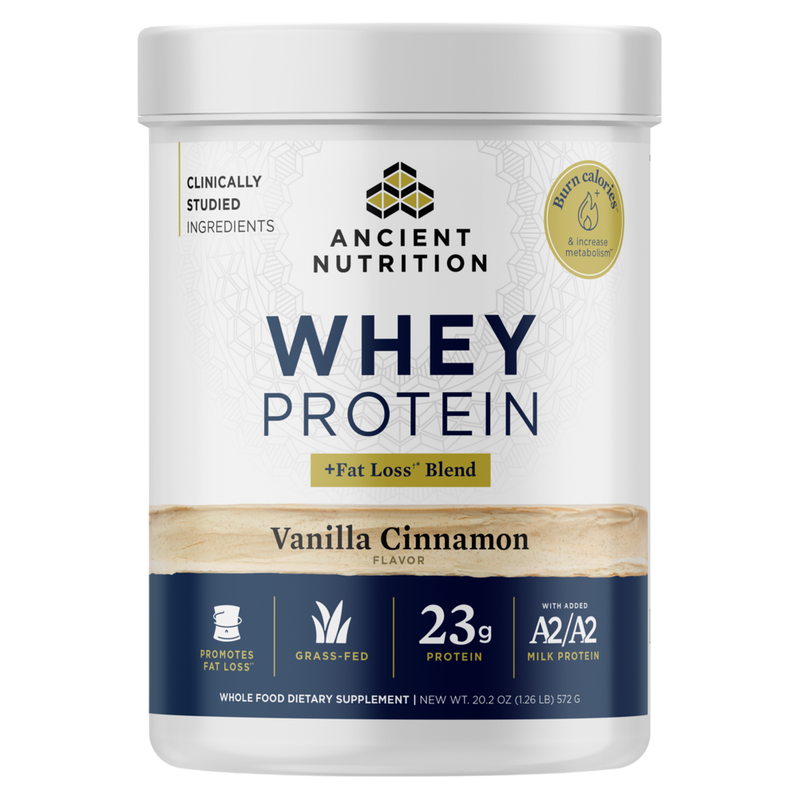 Whey Protein Powder (Fat Loss Blend) - Cinnamon Vanilla (572 g)