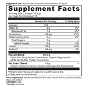 Whey Protein Powder (Fat Loss Blend) - Cinnamon Vanilla (572 g)