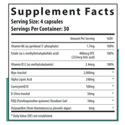 PQQ + Myo + D-Chiro Inositol 40:1 Ratio (120 Capsules)