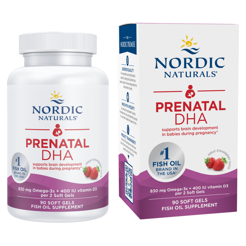 Prenatal DHA, Strawberry (90 Softgels)