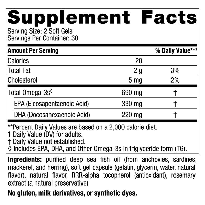 Omega-3, Formerly Arctic Omega (Lemon)