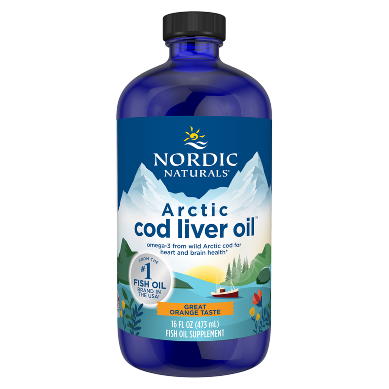 Arctic Cod Liver Oil™, Orange Flavor (473 ml)