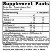 Arctic Cod Liver Oil™, Orange Flavor (473 ml)