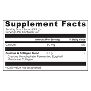 Creatine + Collagen - Unflavored (165 g)