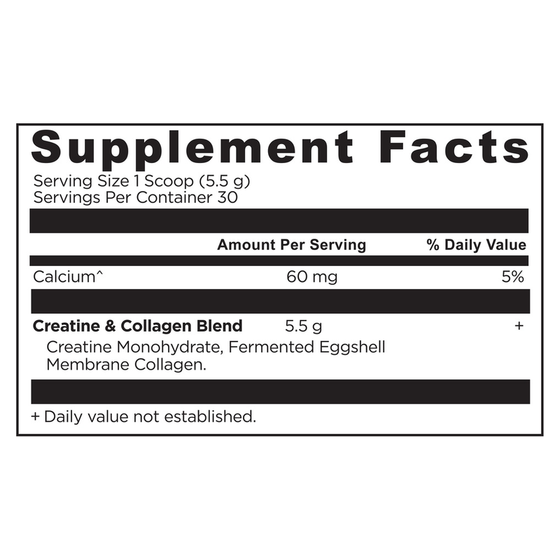 Creatine + Collagen - Unflavored (165 g)
