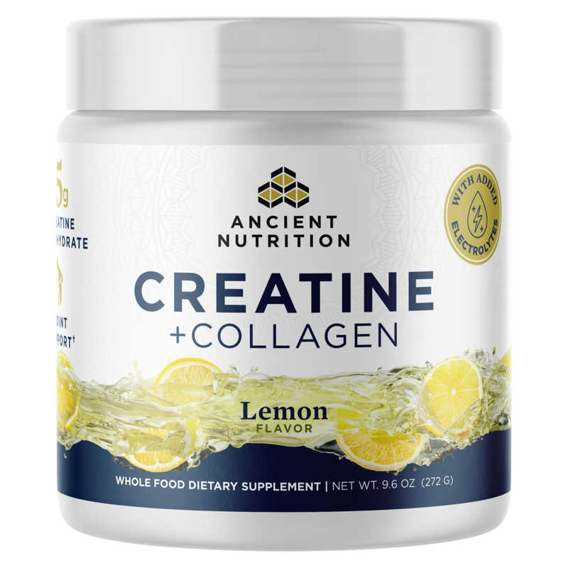 Creatine + Collagen + Electrolytes, Lemon (272 g)