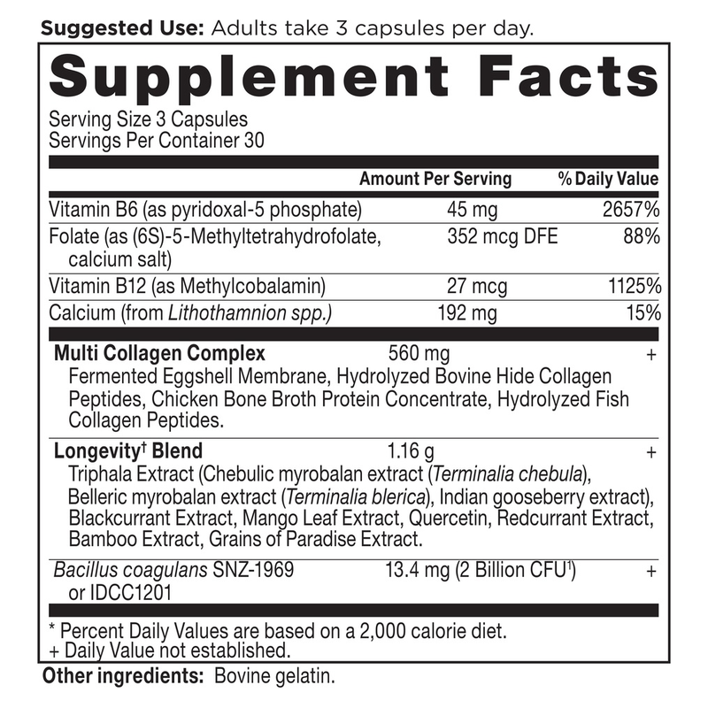 Multi Collagen Advanced - Longevity (90 Capsules)