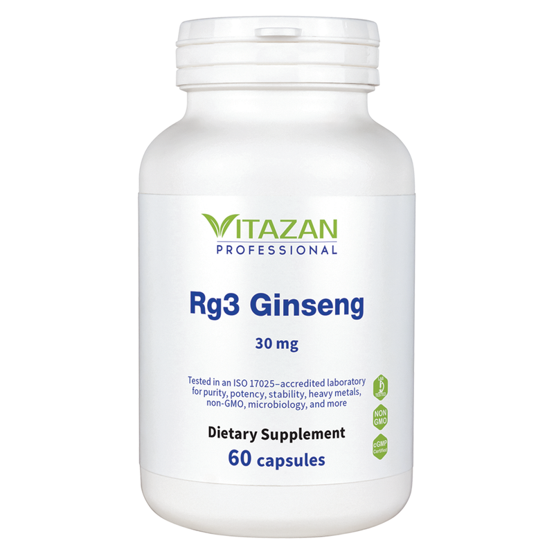 Rg3 Ginseng (Panax Ginseng Root Extract) 30 mg (60 Capsules)
